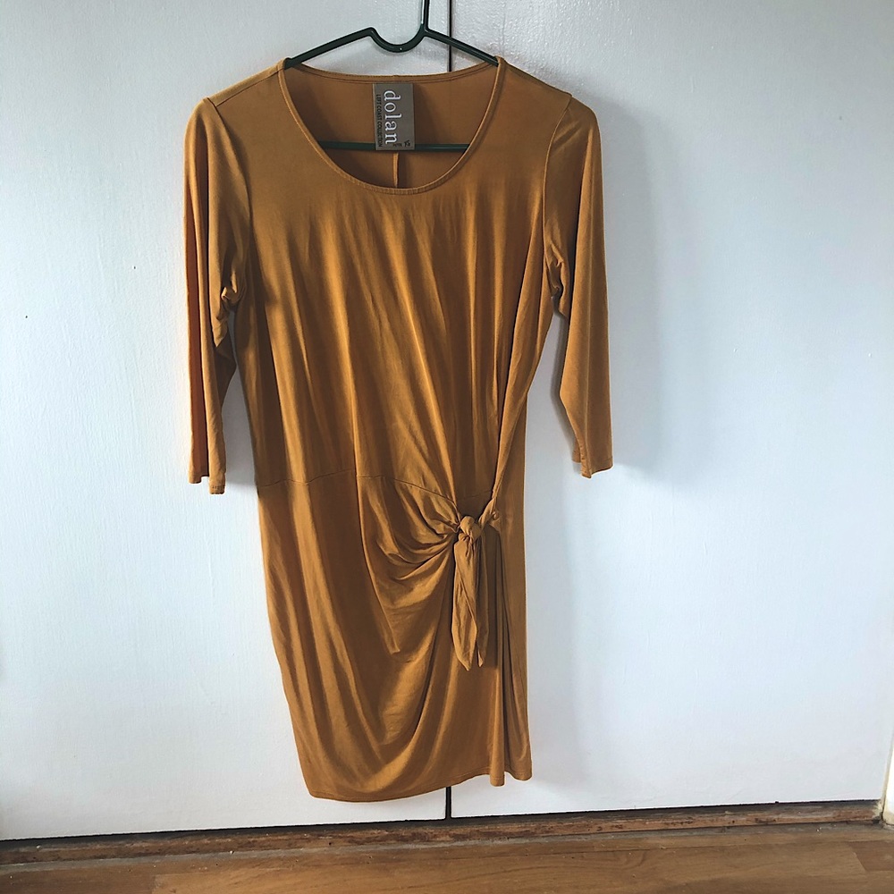 Anthropologie mock wrap dress